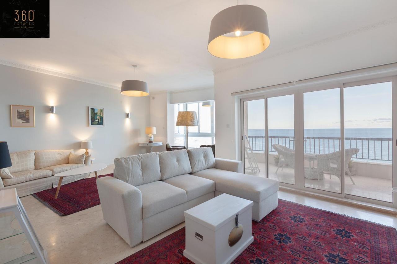 Breathtaking Seafront 3bd W/ Balcony, Coast By 360 Estates Apartment Sliema